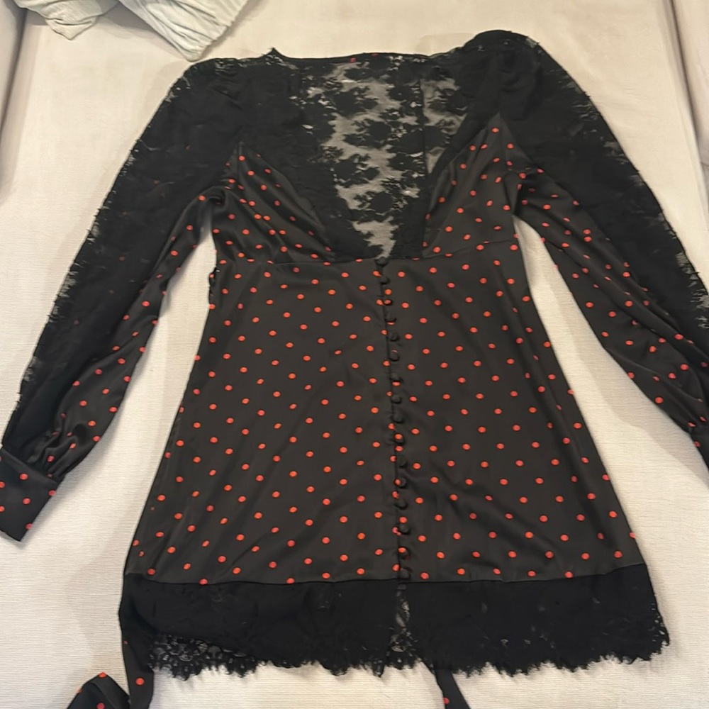 For love & lemons polkadot, dress, size medium